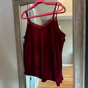 Grace & Lace | Lace & Velvet Camisole Tank